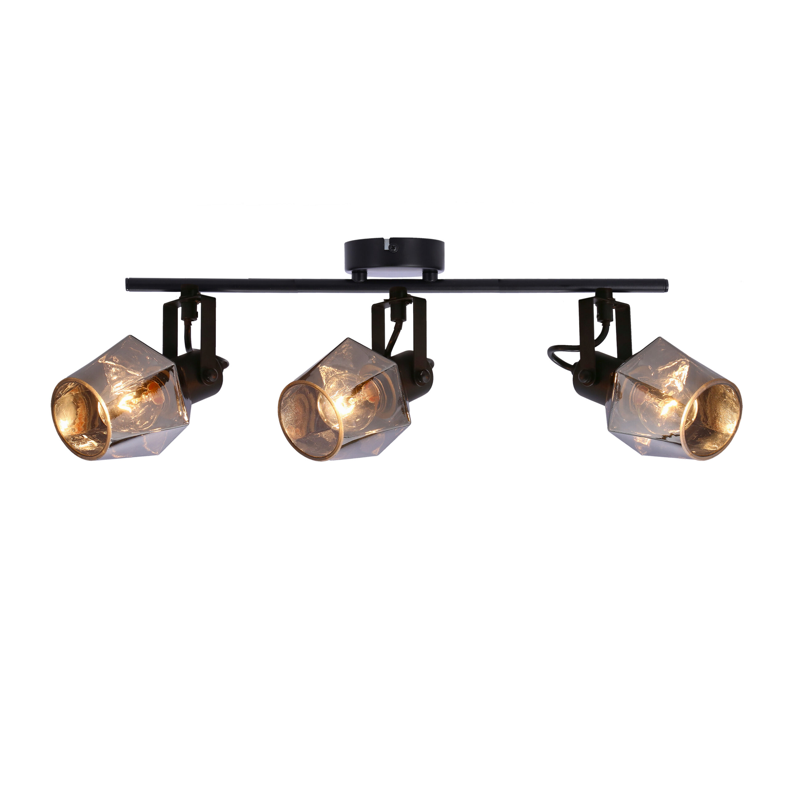Randi lampa sufitowa listwa czarny matowy 3x15w e14 klosz dymiony - obrazek 12