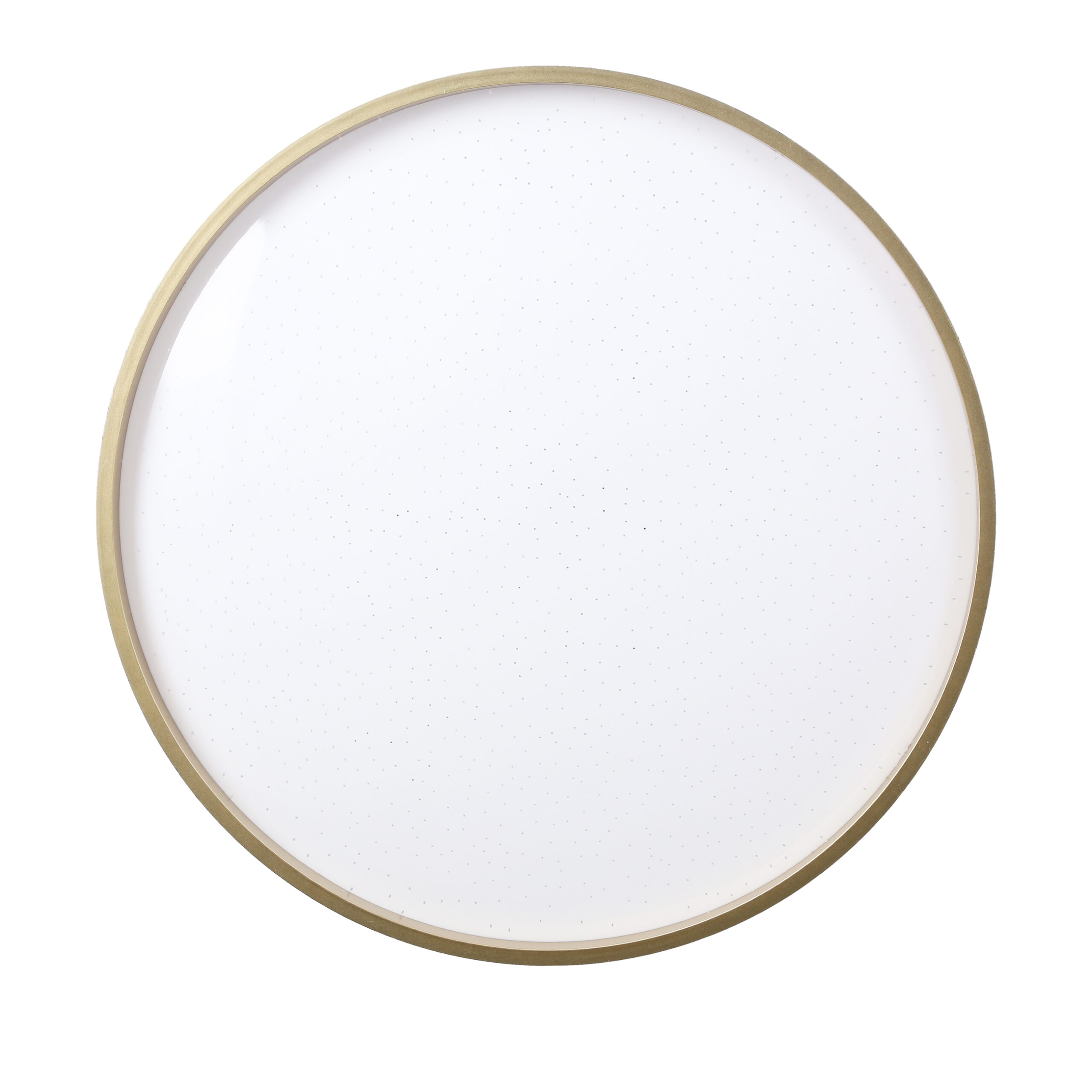 Florida lampa sufit. plafon czarno złoty+biały 18w led 33 cm klosz biały - obrazek 3
