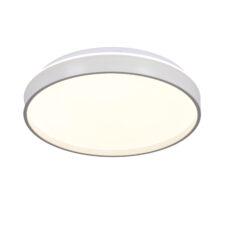 Texas lampa sufitowa plafon biały 15w led 29 cm klosz biały efekt sky