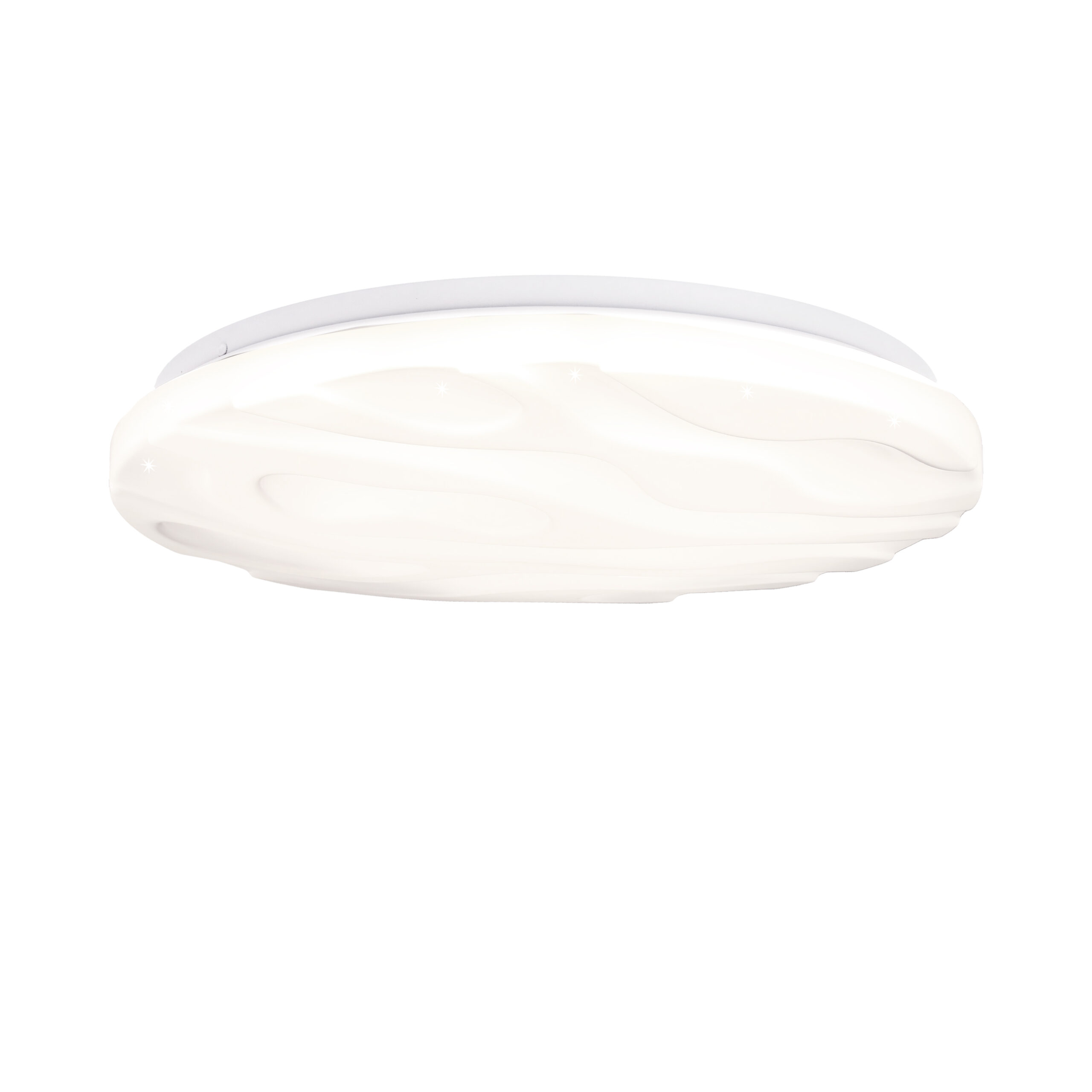 Nevada lampa sufitowa plafon biały 24w led 38,5 cm klosz biały efect sky - obrazek 9