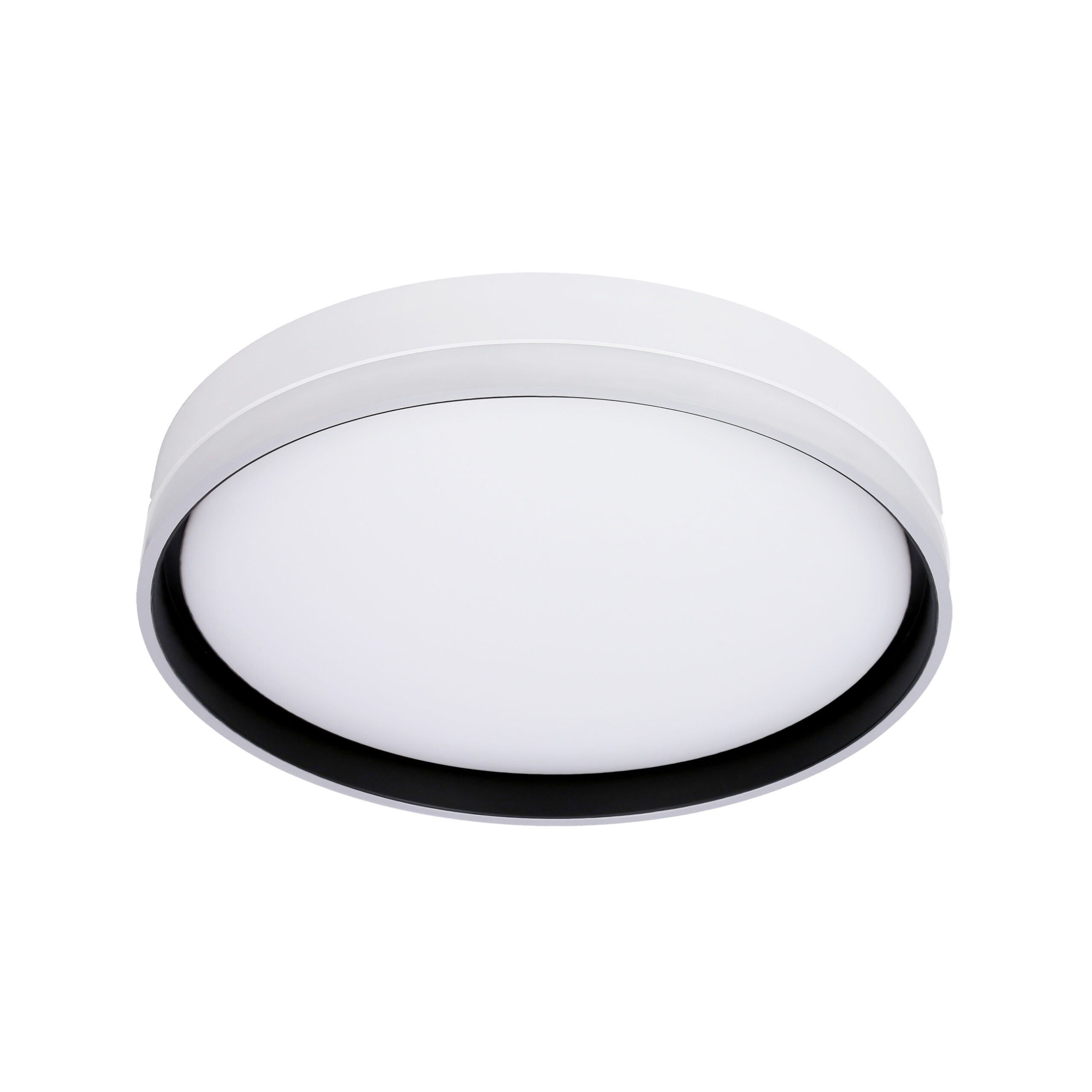 Florida lampa sufitowa plafon biały+czarny 24w led 39 cm klosz biały - obrazek 4