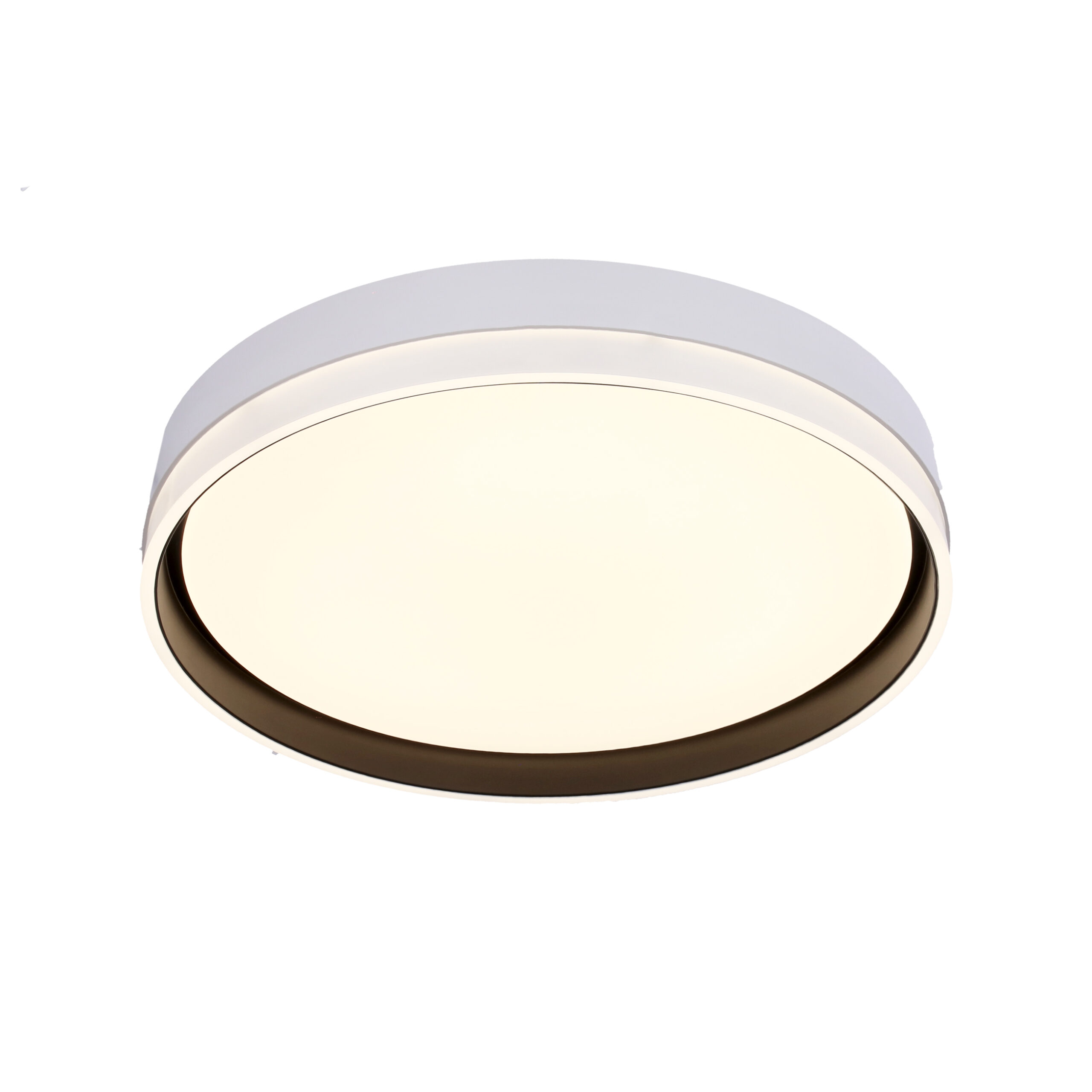 Florida lampa sufitowa plafon biały+czarny 24w led 39 cm klosz biały - obrazek 7