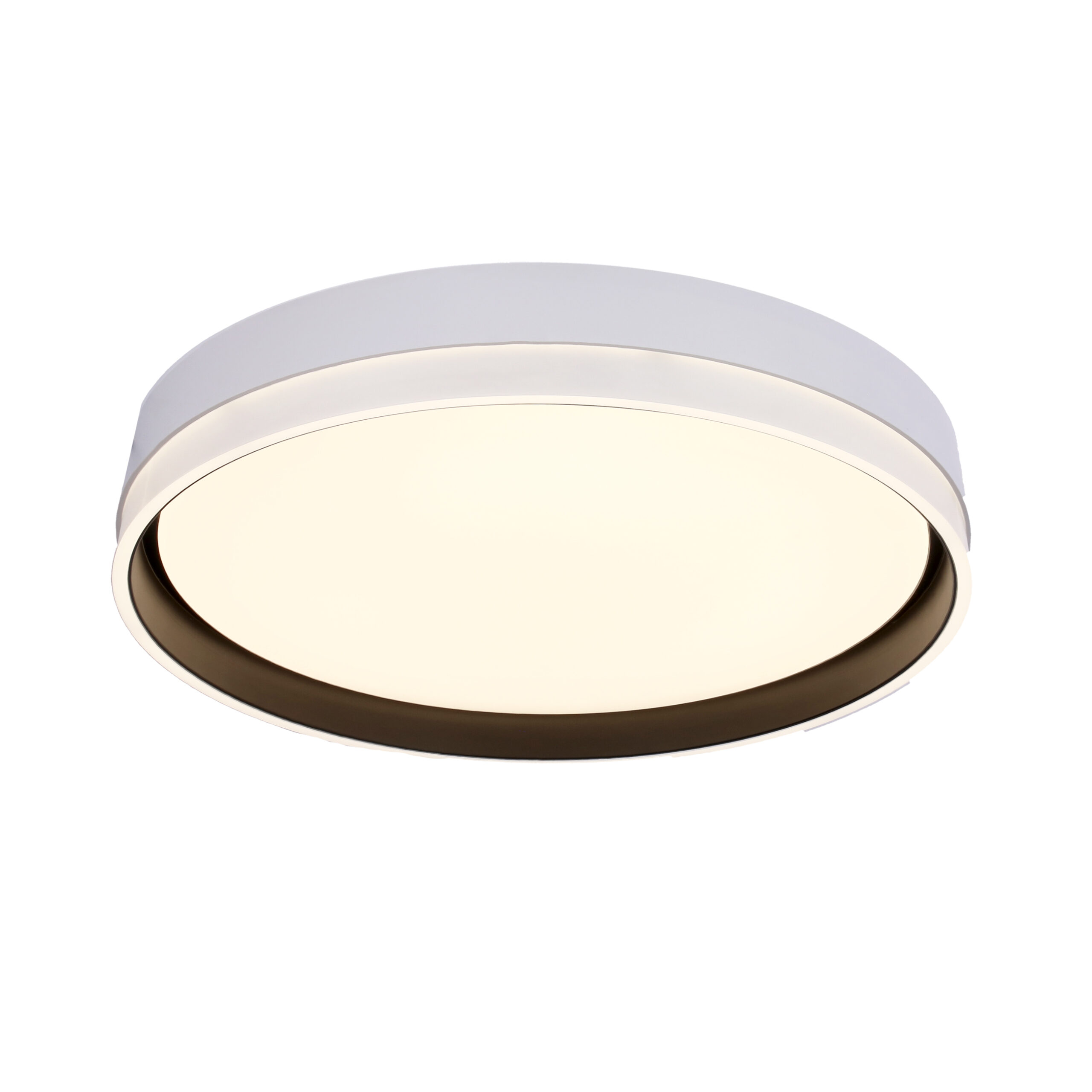 Florida lampa sufitowa plafon biały+czarny 24w led 39 cm klosz biały - obrazek 8