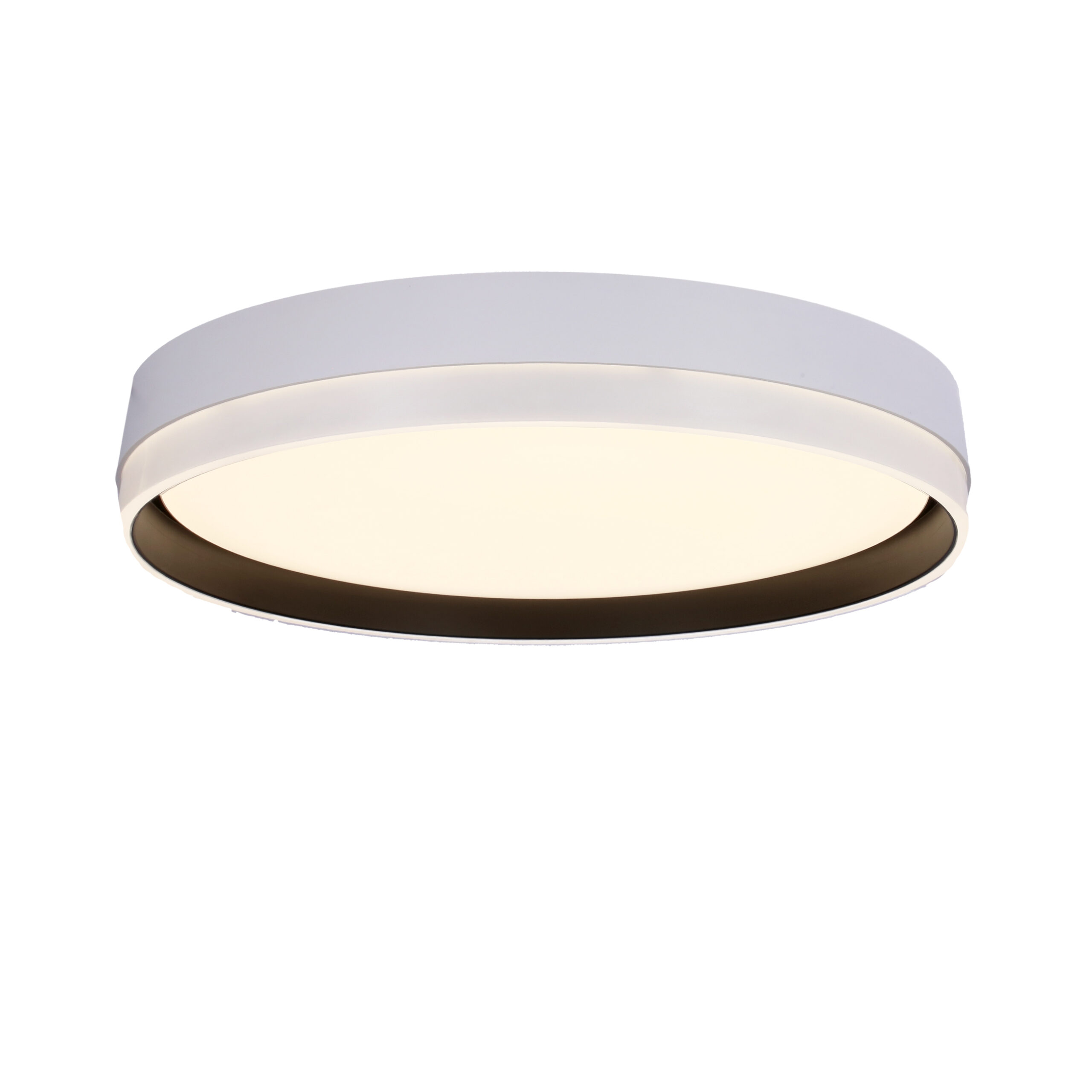 Florida lampa sufitowa plafon biały+czarny 24w led 39 cm klosz biały - obrazek 9