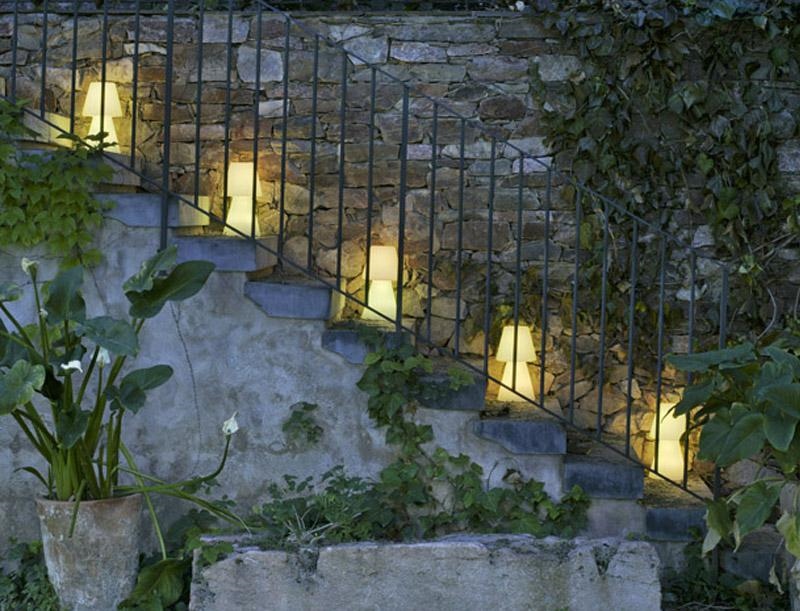 NEW GARDEN lampa LOLA 30 BATTERY biała - obrazek 5