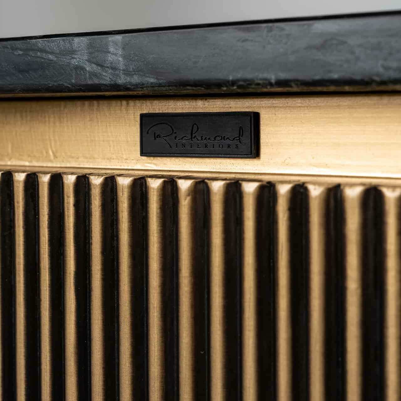 RICHMOND stolik kawowy IRONVILLE - marmur, metal, MDF, sklejka brzozowa - obrazek 6