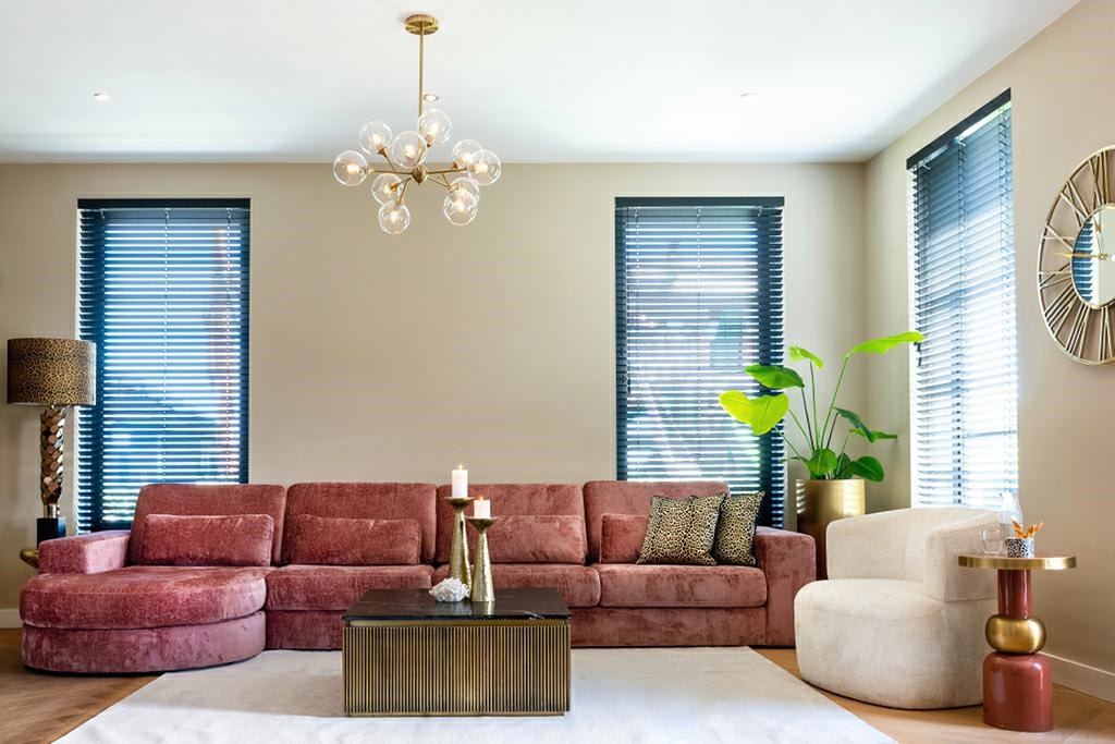 RICHMOND stolik kawowy IRONVILLE - marmur, metal, MDF, sklejka brzozowa - obrazek 7