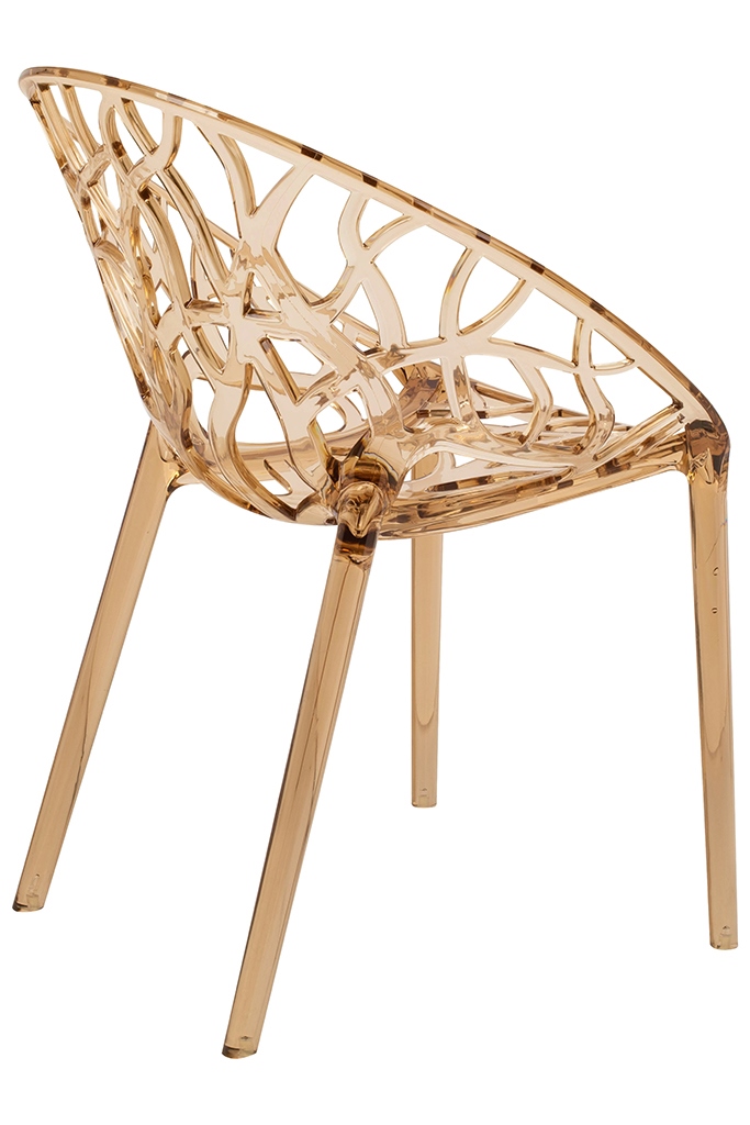 Krzesło KORAL amber - poliwęglan - obrazek 4