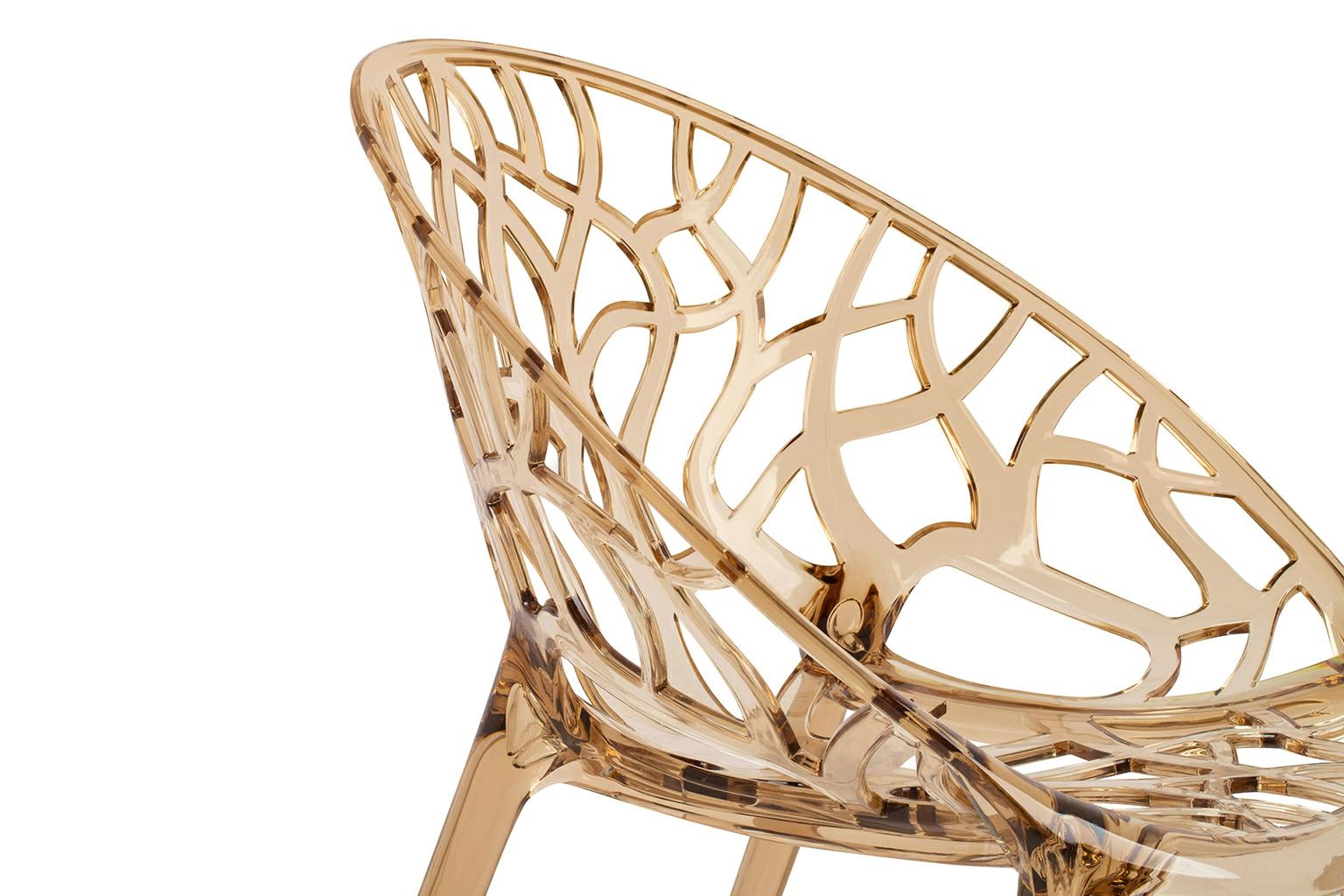 Krzesło KORAL amber - poliwęglan - obrazek 5