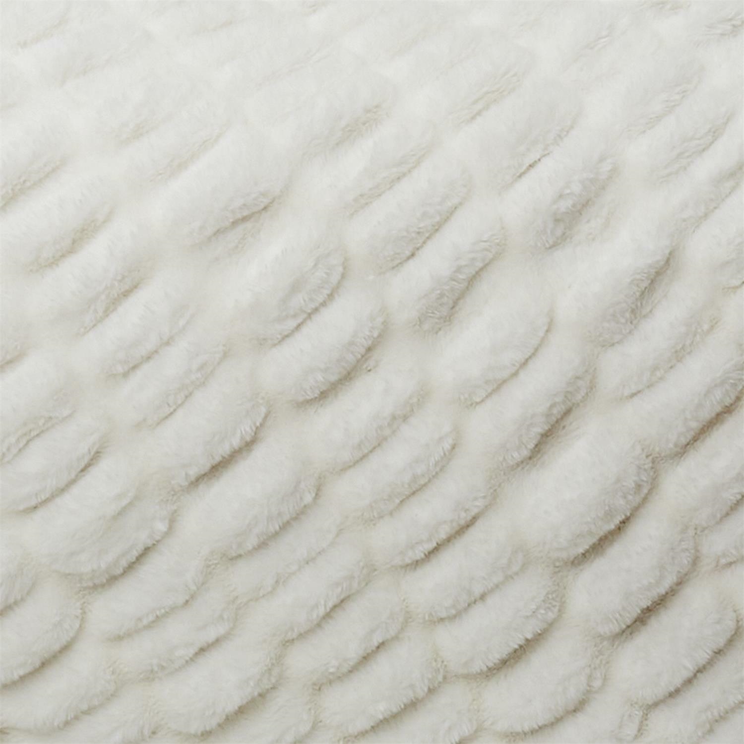 Koc Furry Luxury biały - obrazek 6