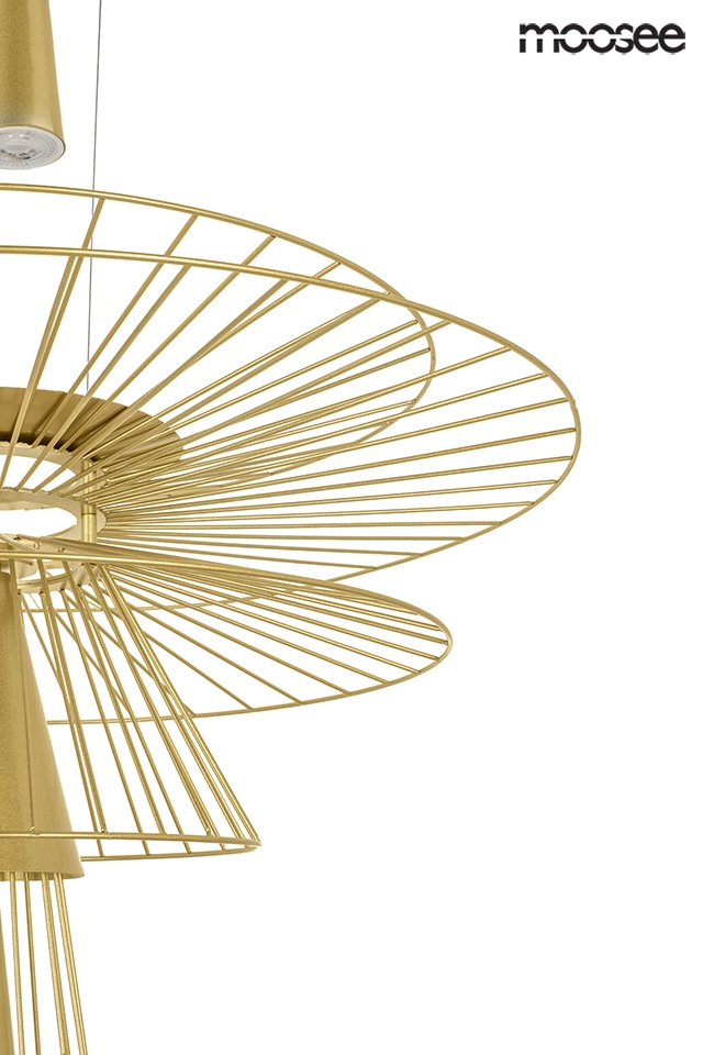 MOOSEE lampa wisząca SESTO złota - obrazek 9