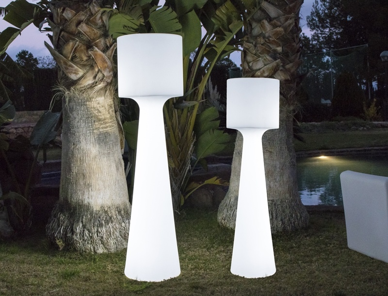 NEW GARDEN lampa ogrodowa GRACE 140 BATTERY biała - obrazek 4