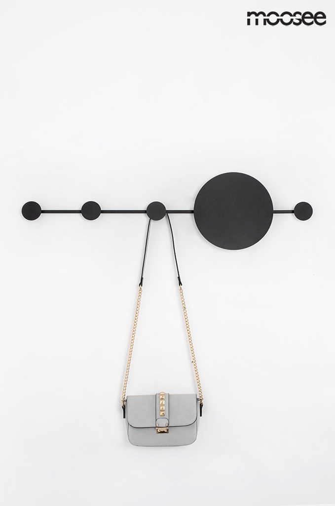 MOOSEE lampa ścienna SHADOW HANG z wieszakiem czarna - obrazek 6