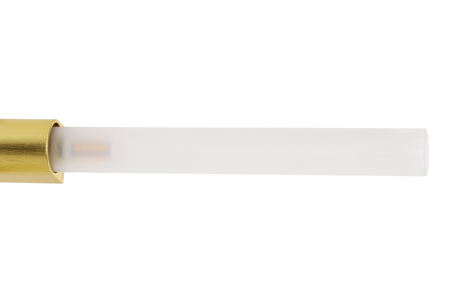 Lampa wisząca CANDELABR 6 złota - aluminium, szkło - obrazek 4