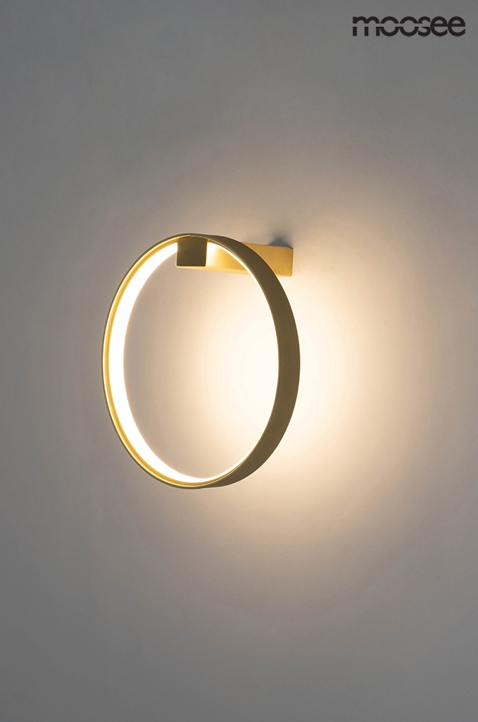 MOOSEE lampa ścienna CIRCLE WALL złota - obrazek 6