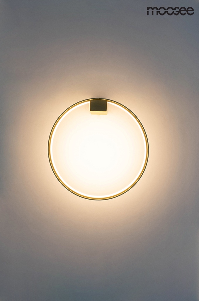 MOOSEE lampa ścienna CIRCLE WALL złota - obrazek 7