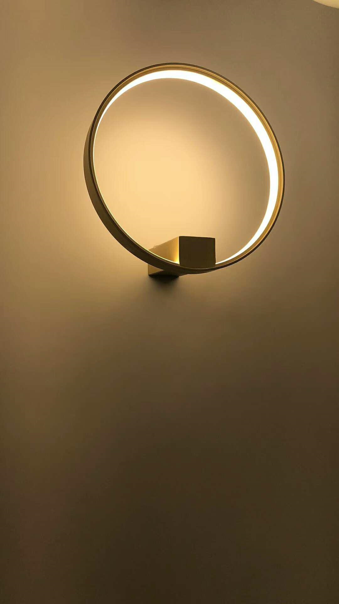 MOOSEE lampa ścienna CIRCLE WALL złota - obrazek 8