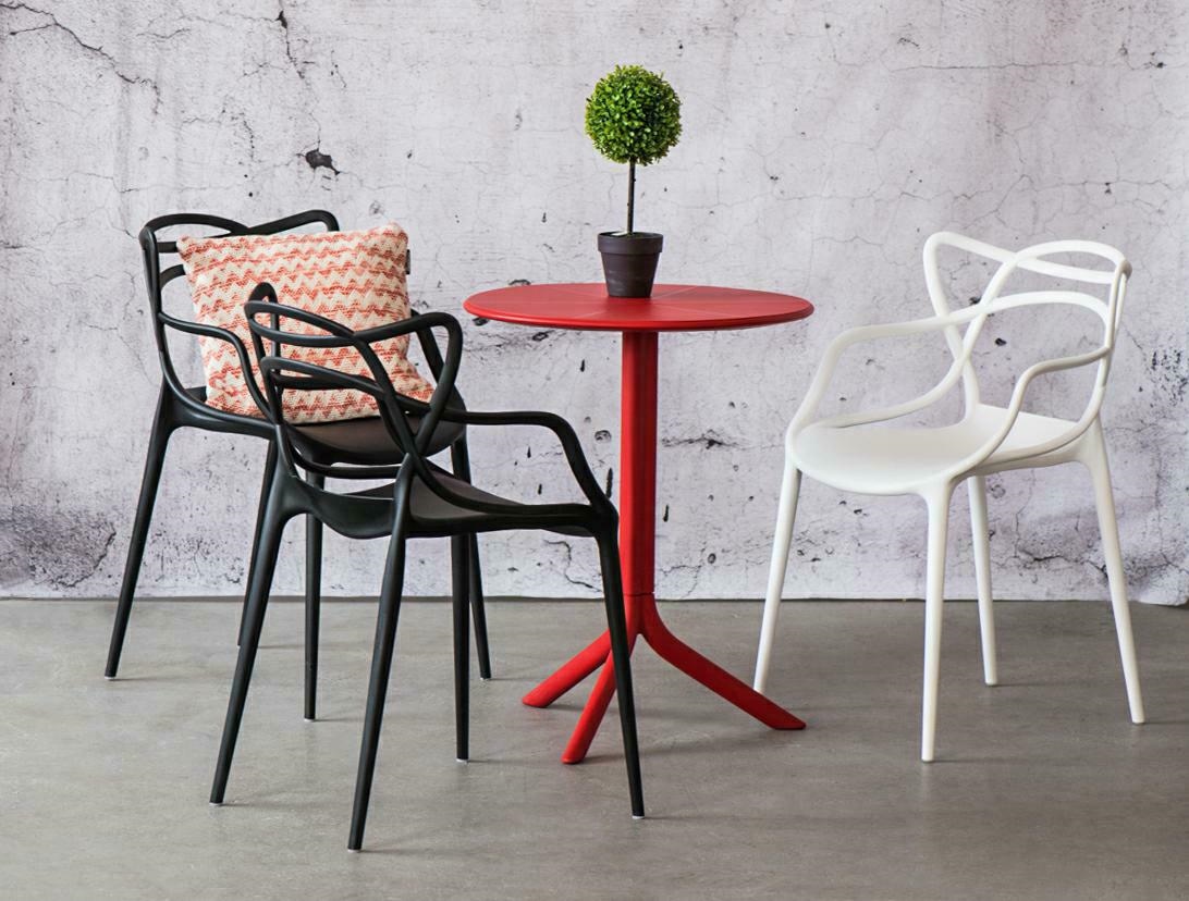 Krzesło Lexi białe insp. Master chair - obrazek 4