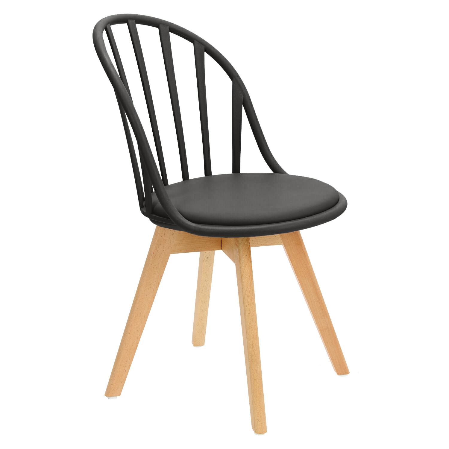 Krzesło Sirena czarne - obrazek 3