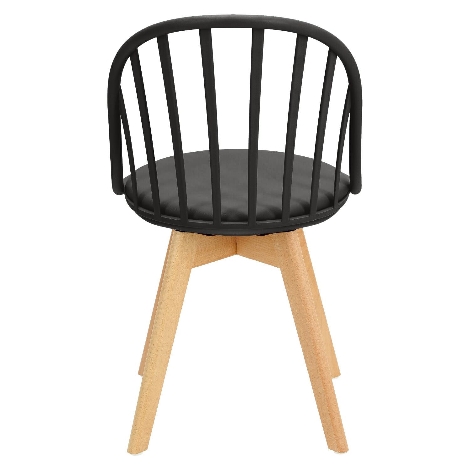 Krzesło Sirena czarne - obrazek 7