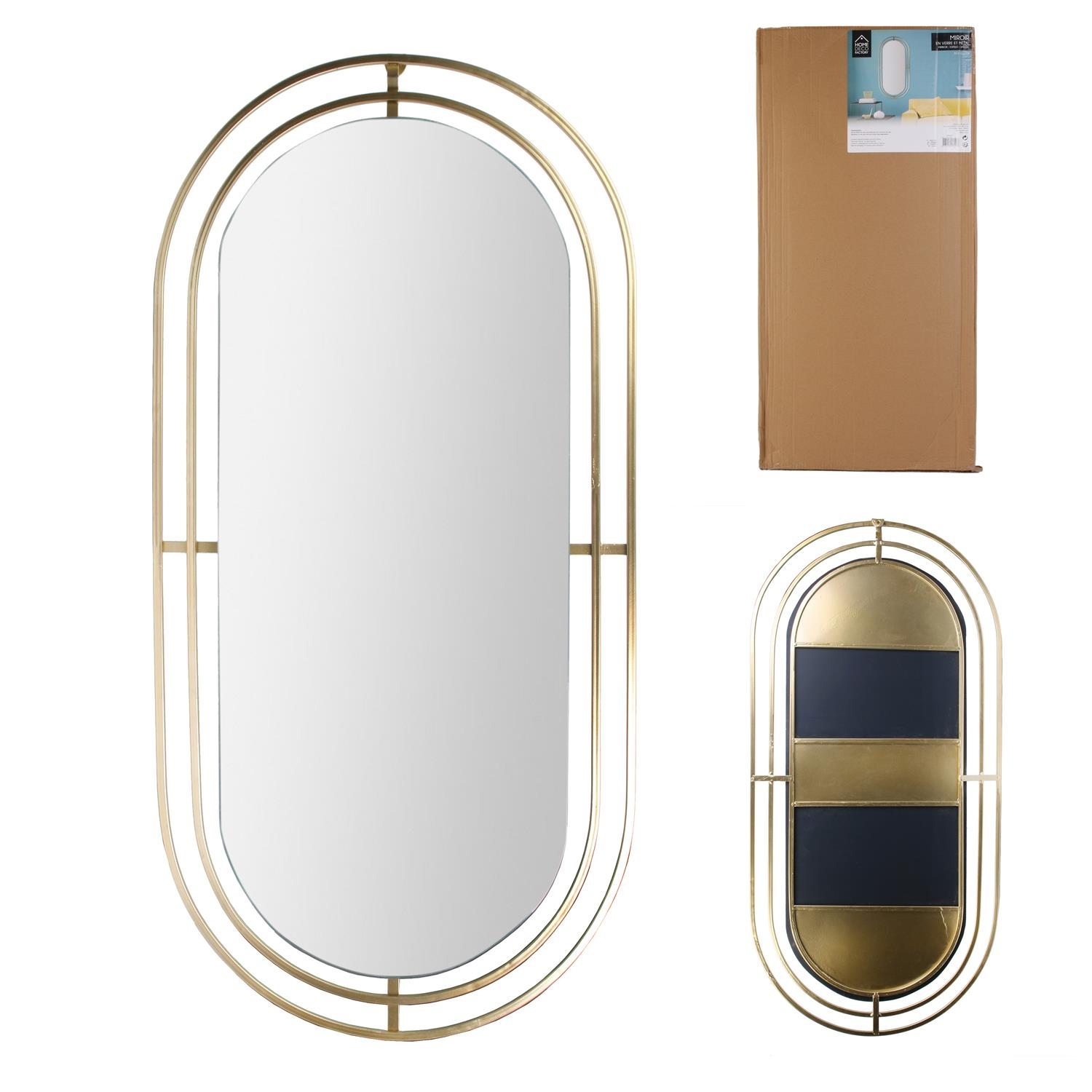 Lustro Avec złote owalne - obrazek 3