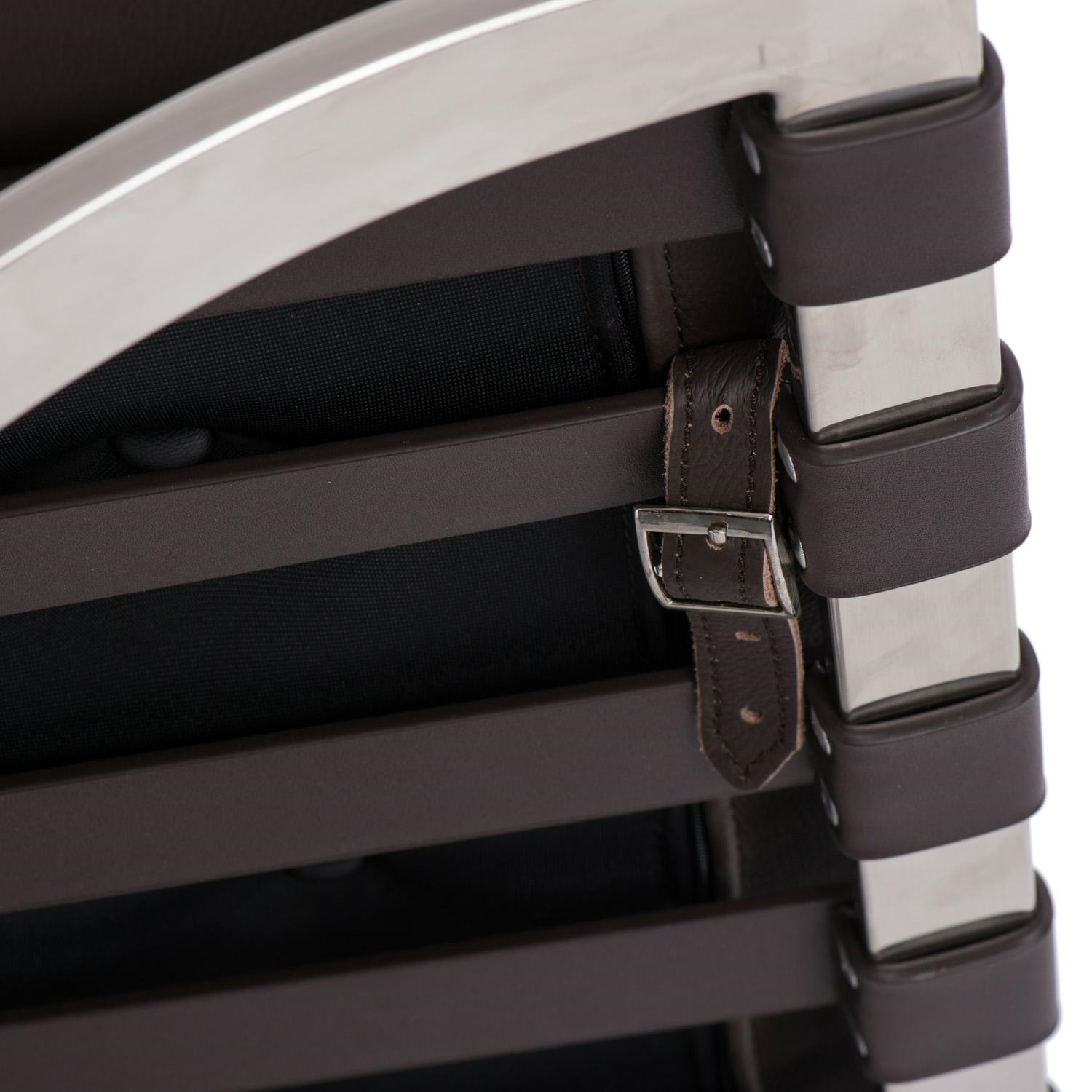 Podnóżek BA1 brązowy skóra naturalna - obrazek 5