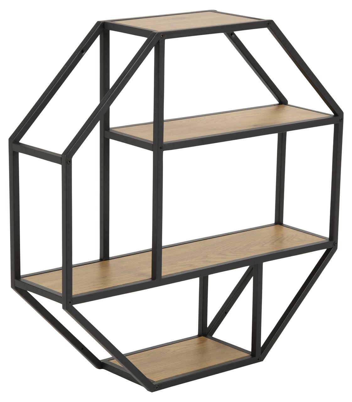 Półka Seaford Octagon dąb - obrazek 3