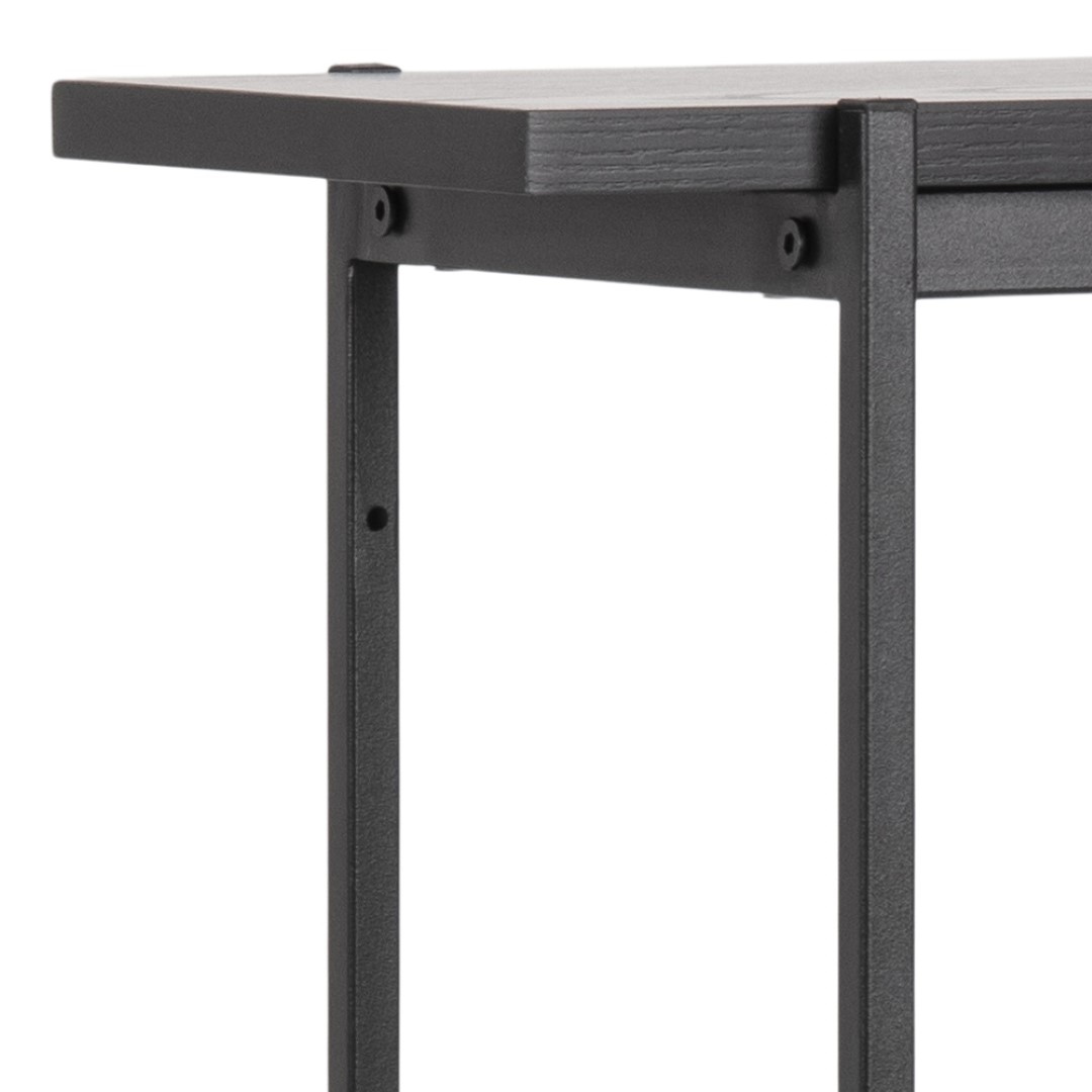 Regał z szafką Angus czarny - obrazek 6