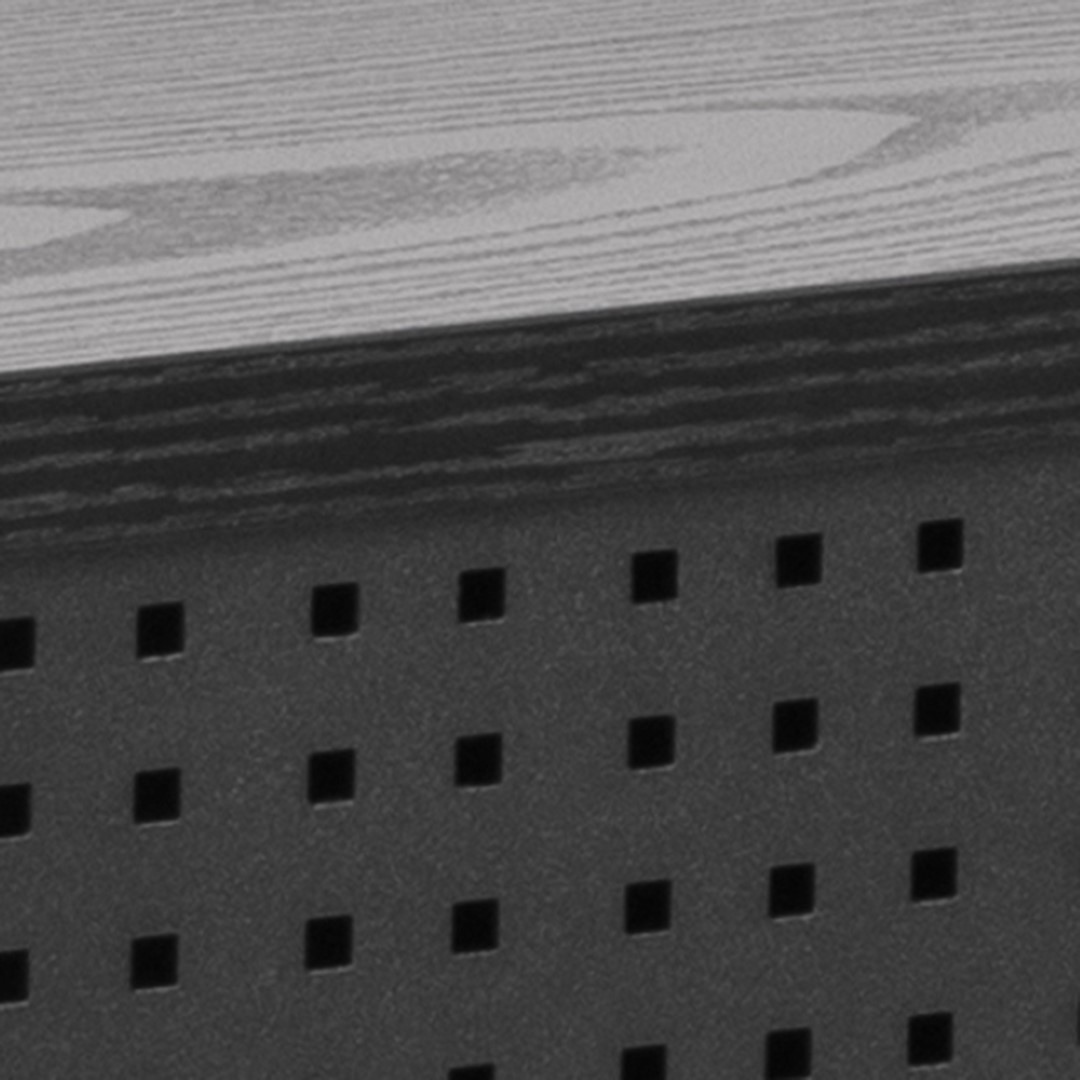 Regał z szafką Angus czarny - obrazek 8