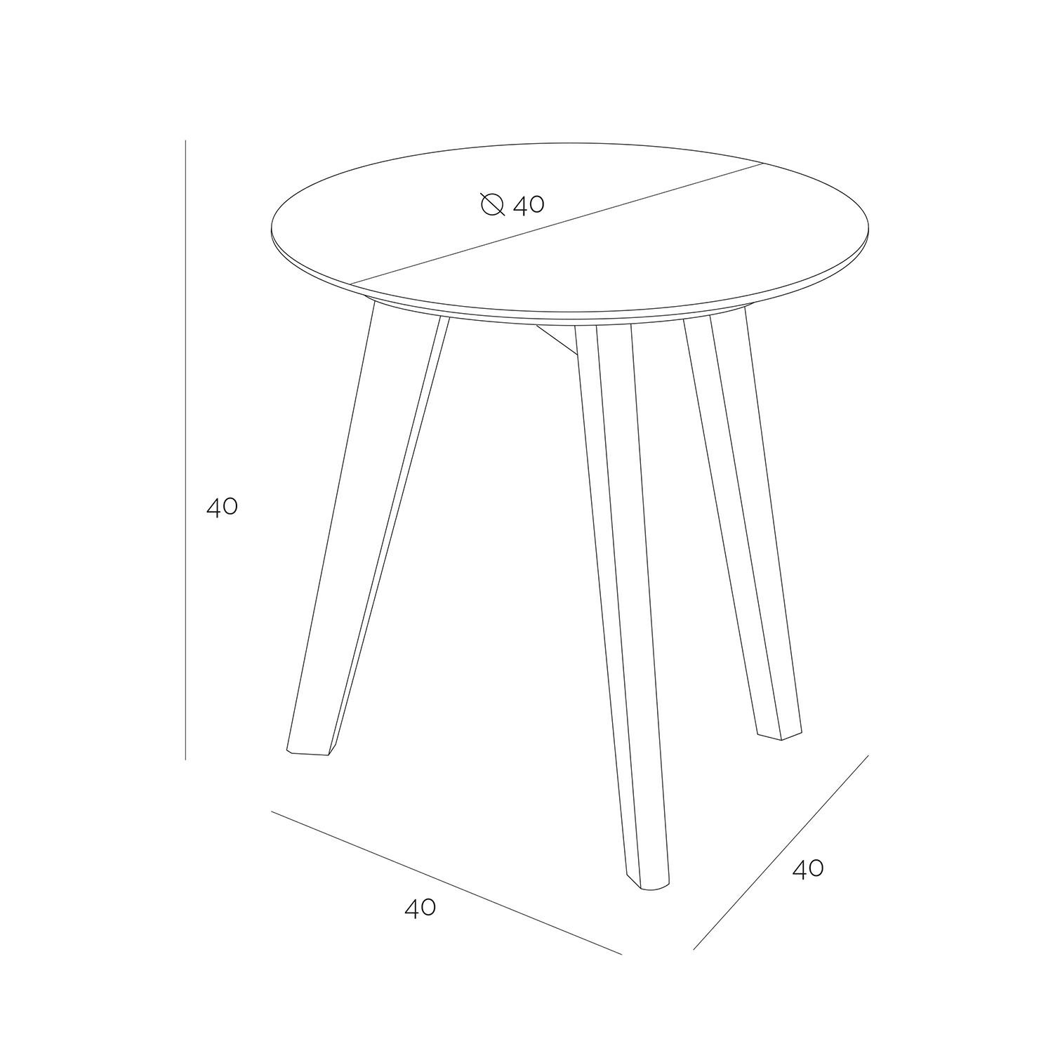 Stolik Sano dąb naturalny - obrazek 5