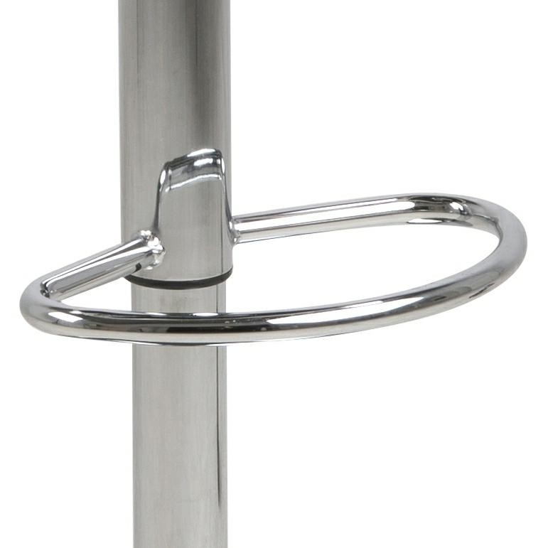 Stołek barowy Grace biały/czarny - obrazek 8