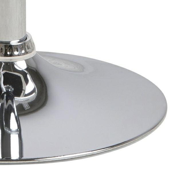 Stołek barowy Grace biały/czarny - obrazek 9