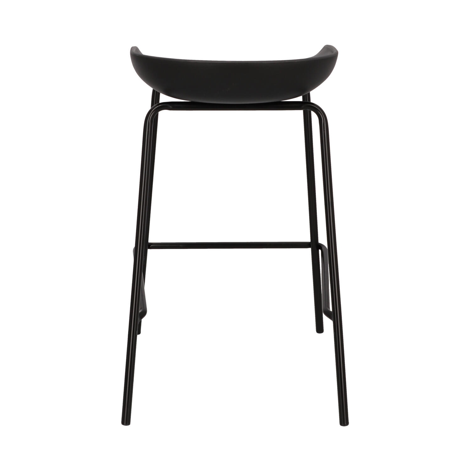 Stołek barowy Grego czarny 65 cm - obrazek 8
