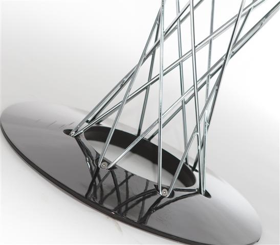 Stół Cyklon okrągły, czarny - obrazek 4