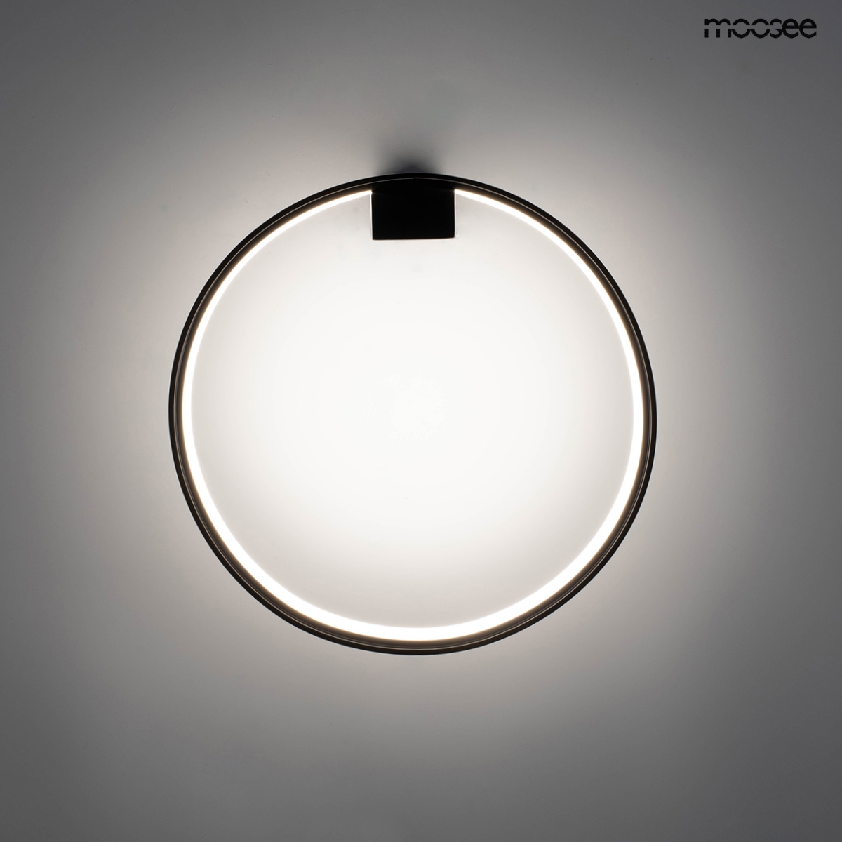 MOOSEE lampa ścienna CIRCLE WALL czarna - obrazek 4