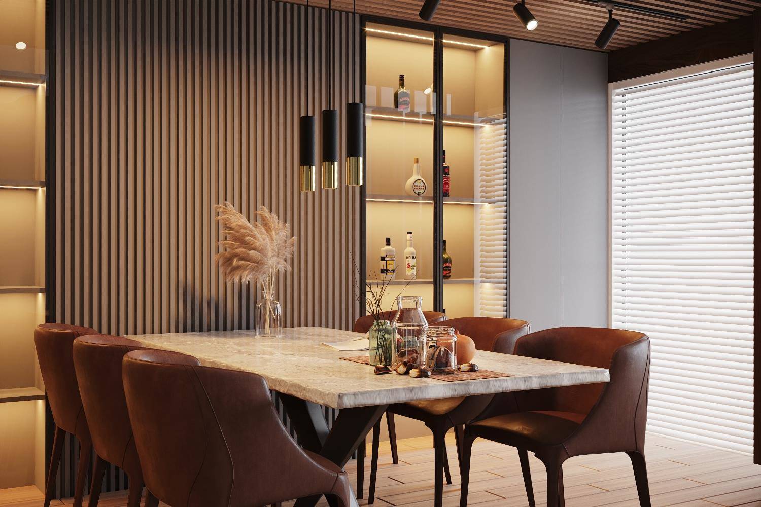 Lampa wisząca LOOPEZ 3L czarny/złoty - obrazek 7