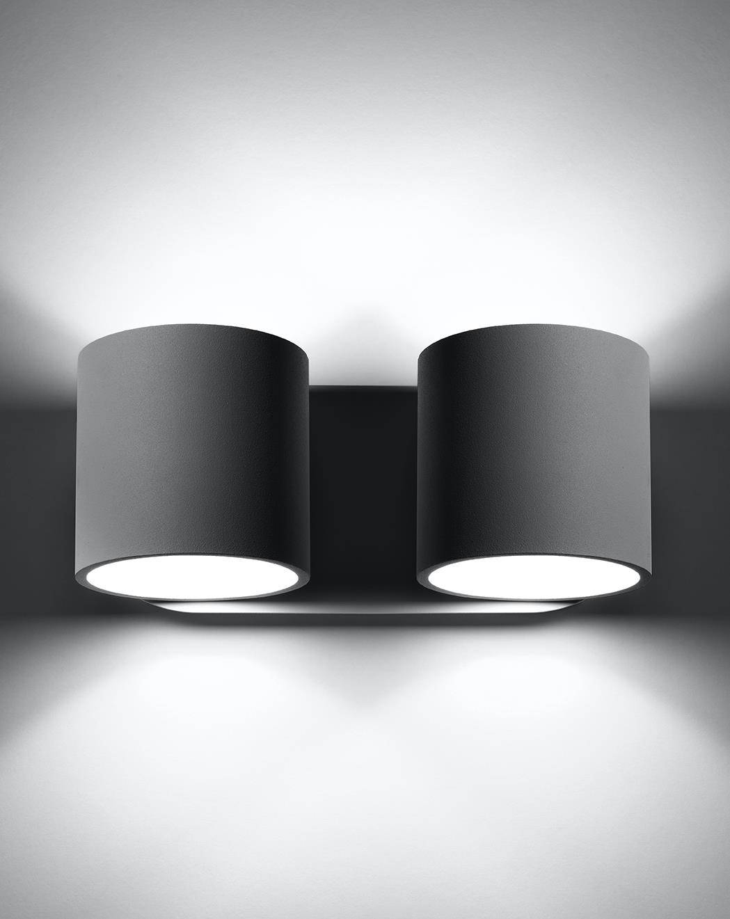 Kinkiet ORBIS 2 szary - obrazek 3