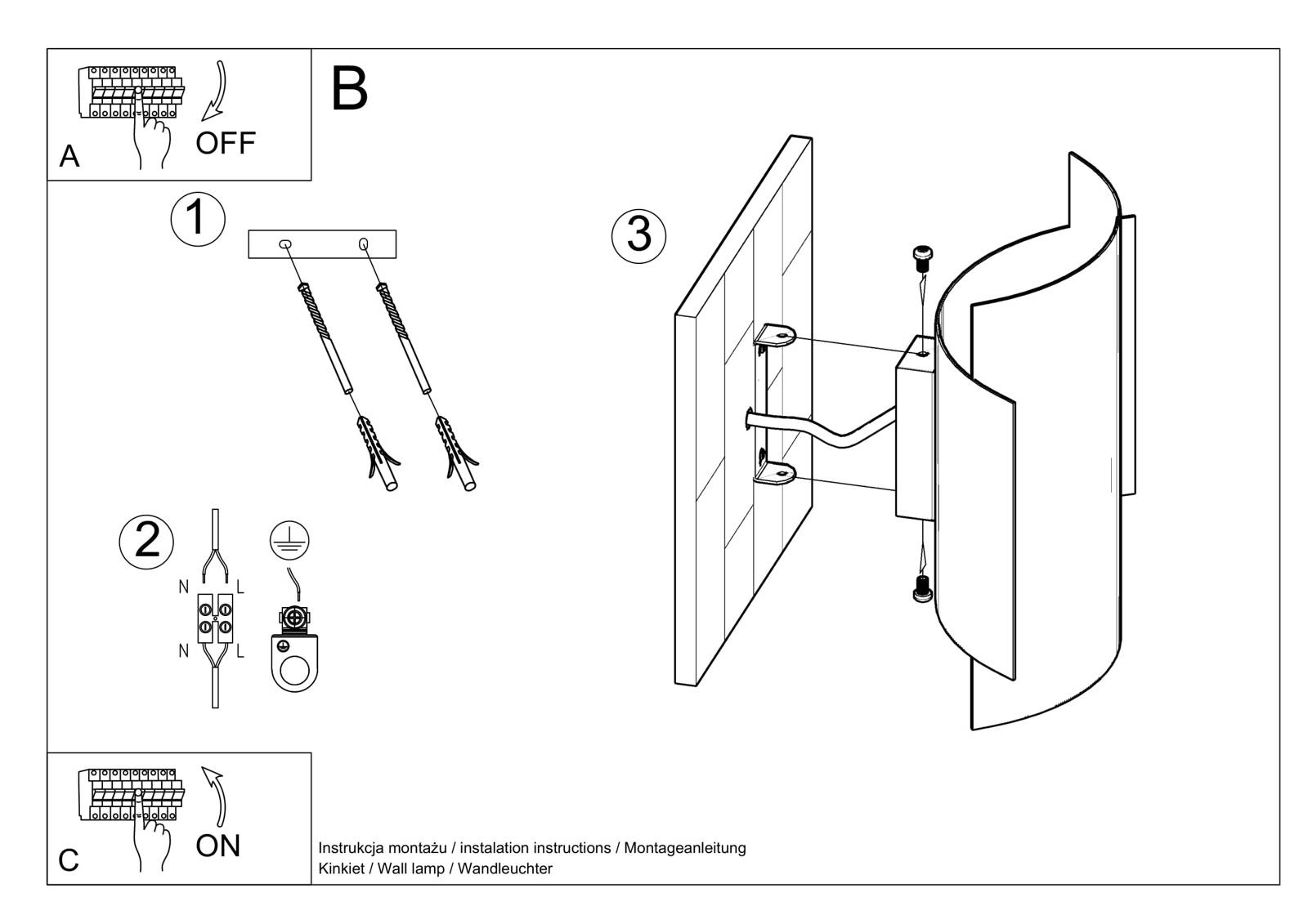 Kinkiet IMPACT biały - obrazek 9