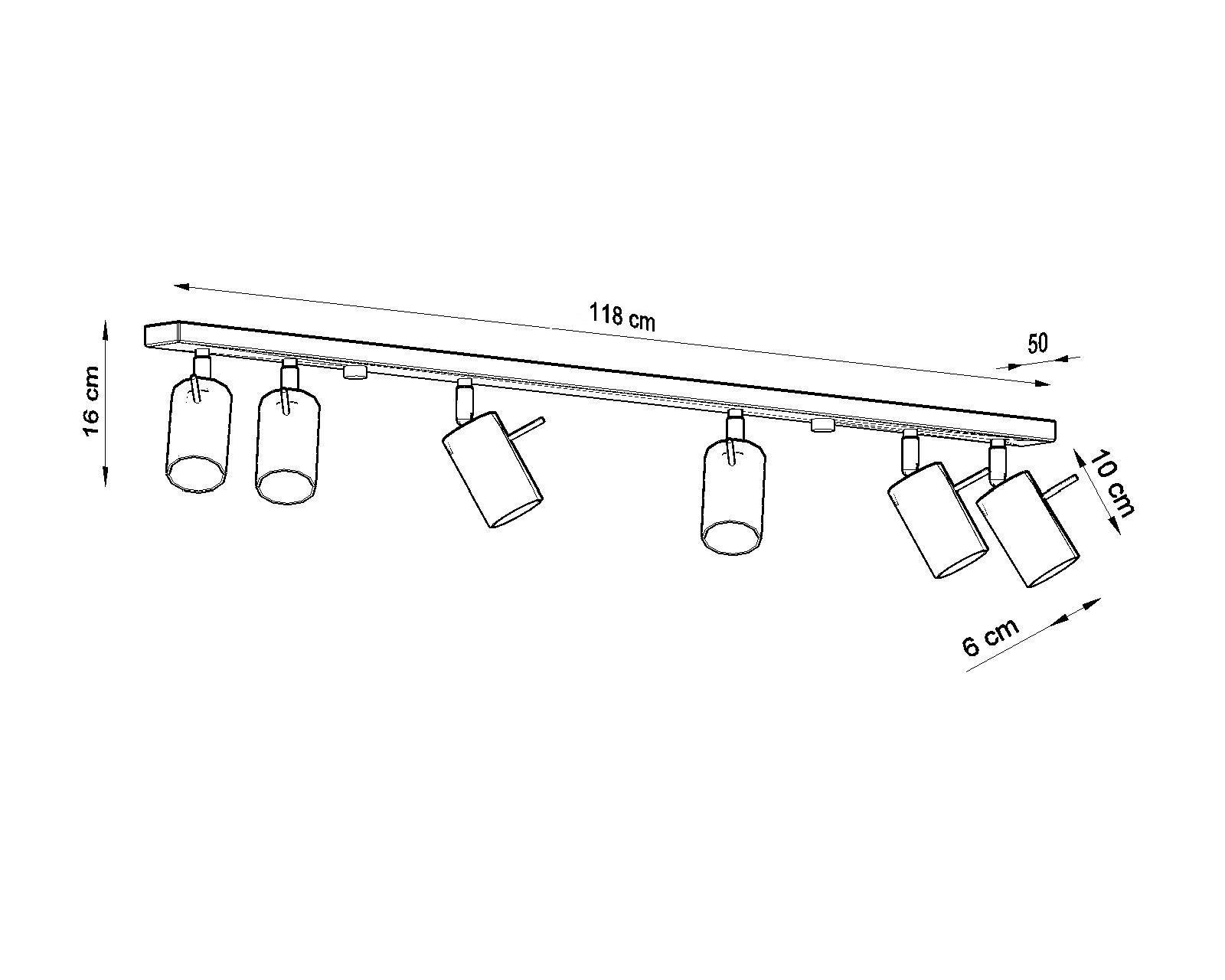Plafon RING 6L chrom - obrazek 8