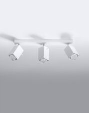 Plafon MERIDA 3 biały