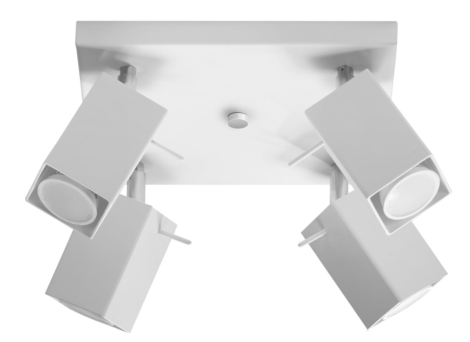 Plafon MERIDA 4 biały - obrazek 4