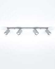 Plafon MERIDA 4L szary