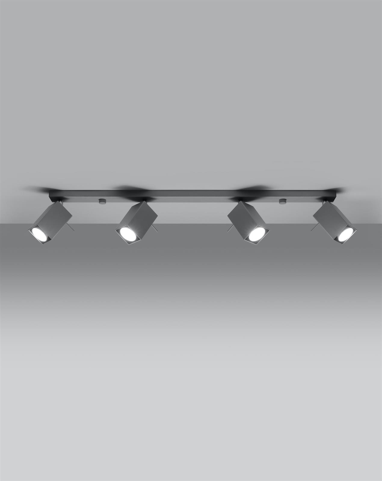 Plafon MERIDA 4L szary - obrazek 3