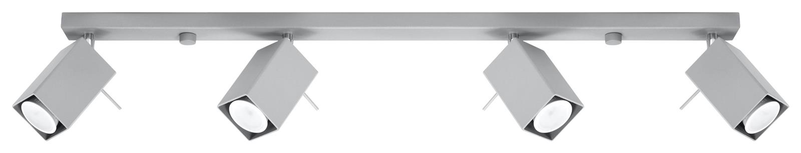 Plafon MERIDA 4L szary - obrazek 4