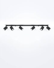 Plafon MERIDA 6L czarny