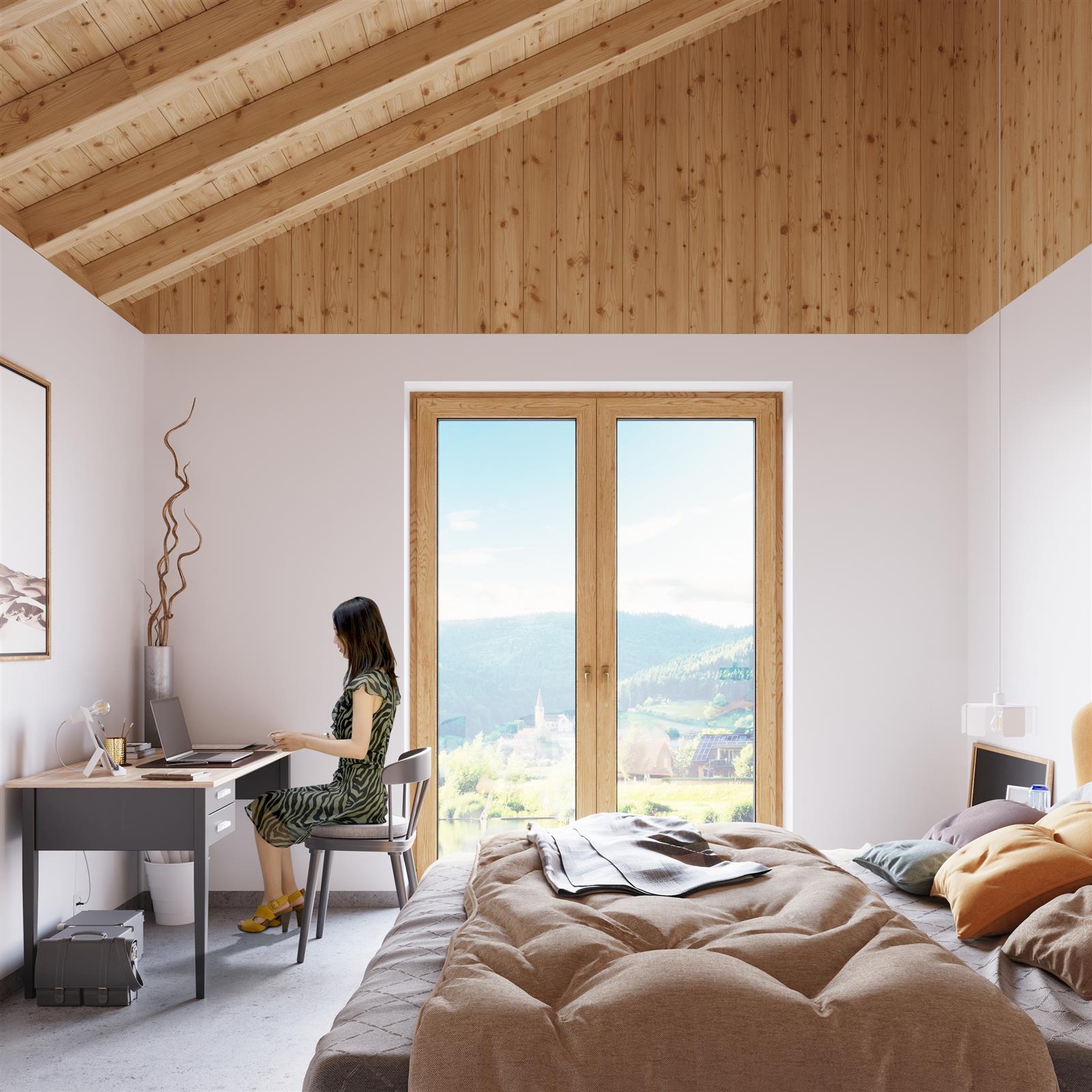 Lampa wisząca TULIP biały - obrazek 7