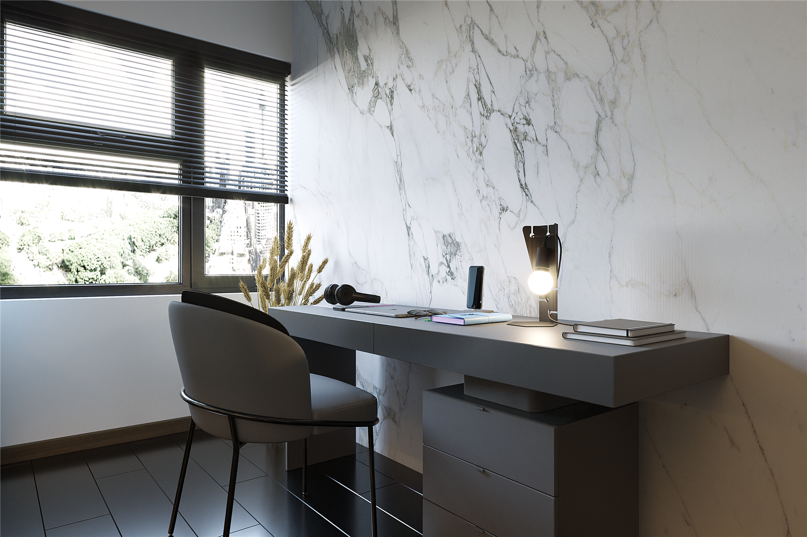 Lampa biurkowa ARBY czarna - obrazek 7