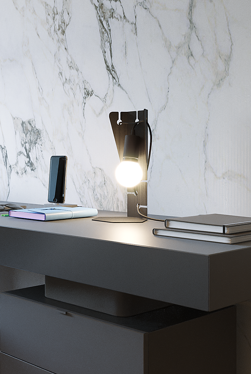 Lampa biurkowa ARBY czarna - obrazek 8