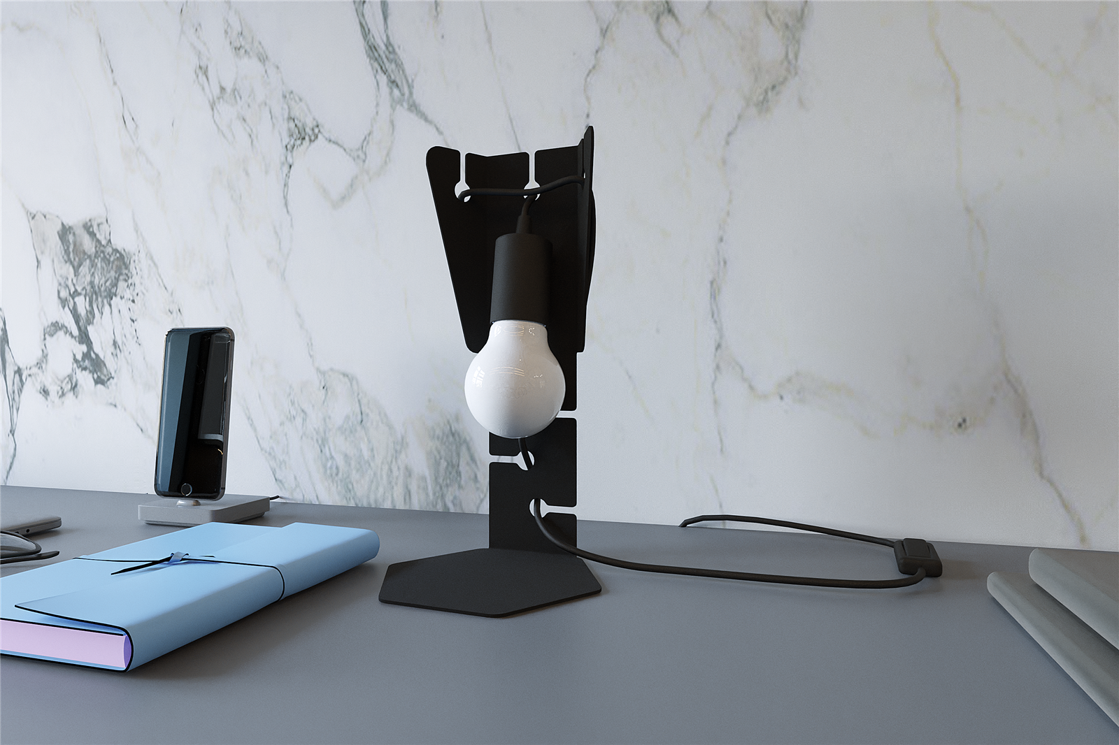 Lampa biurkowa ARBY czarna - obrazek 9