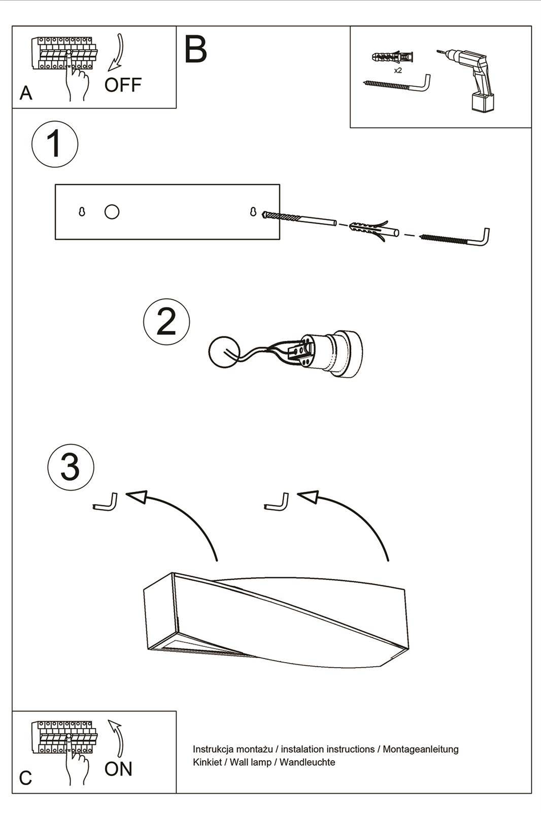 Kinkiet SIGMA czarny - obrazek 9